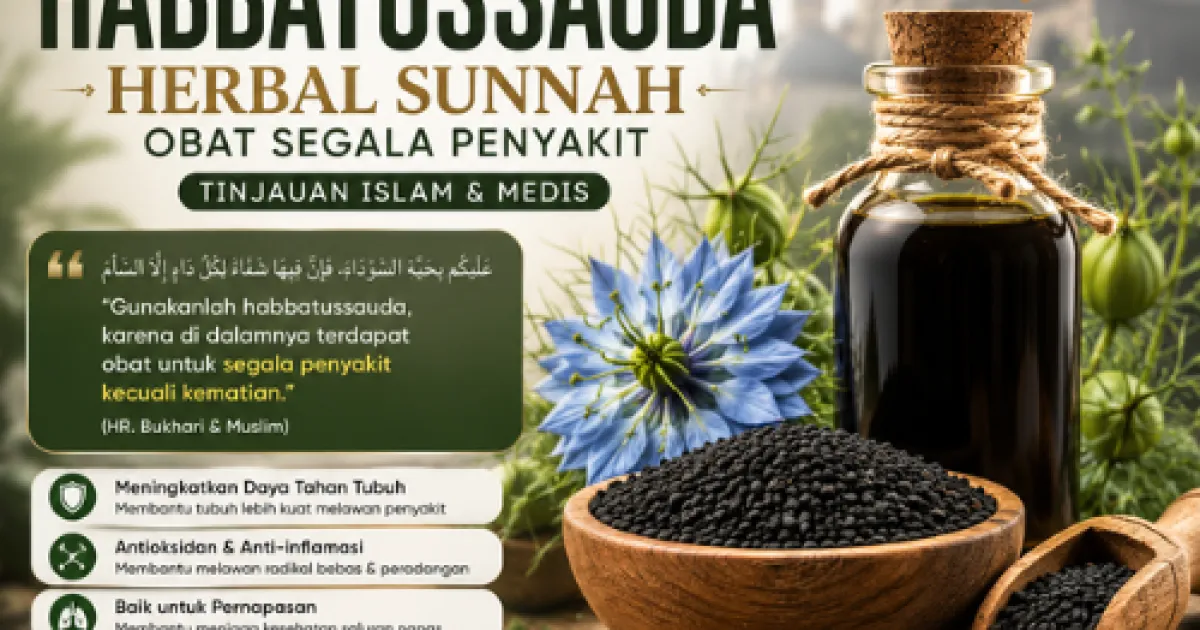 Habbatussauda: Herbal Sunnah yang Disebut sebagai Obat Segala Penyakit