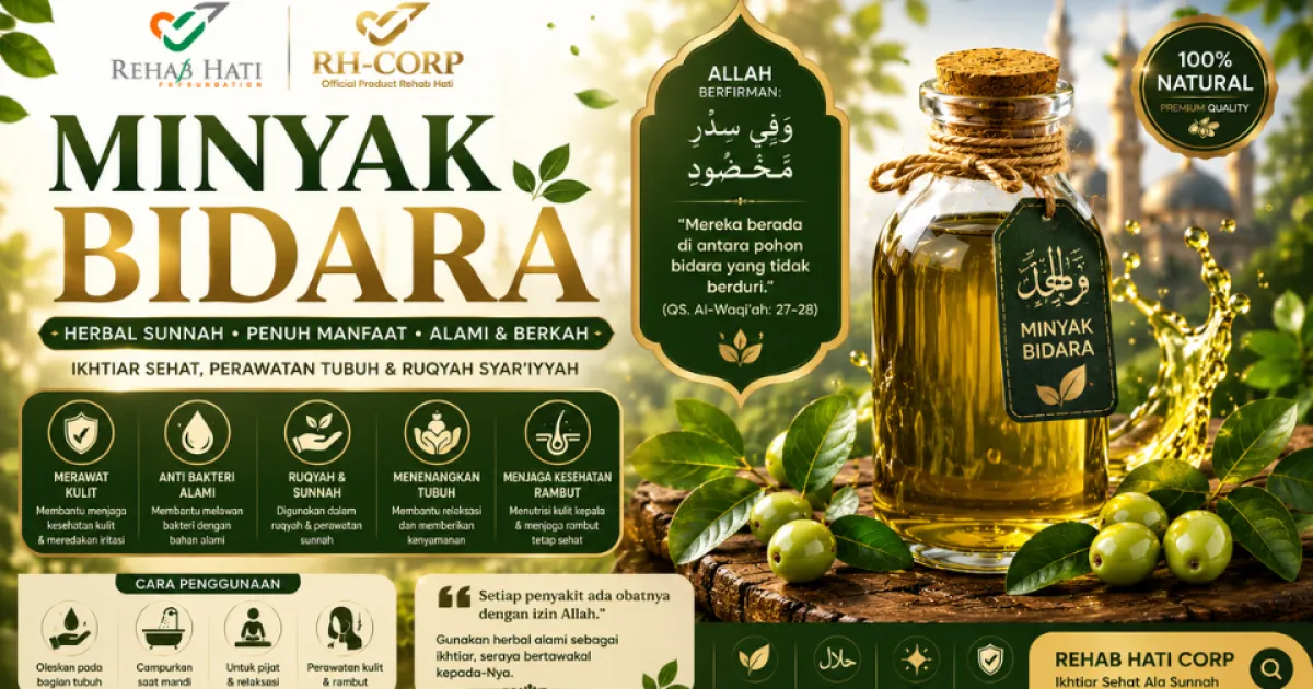 Minyak Bidara dalam Islam dan Manfaatnya untuk Kesehatan