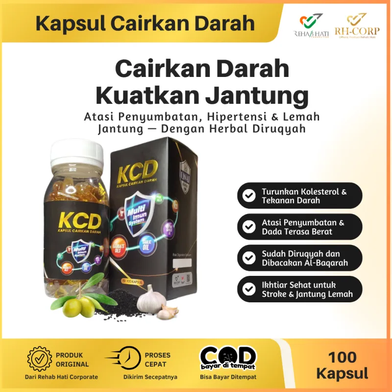 Kapsul Cairkan Darah | KCD Oil 7in1